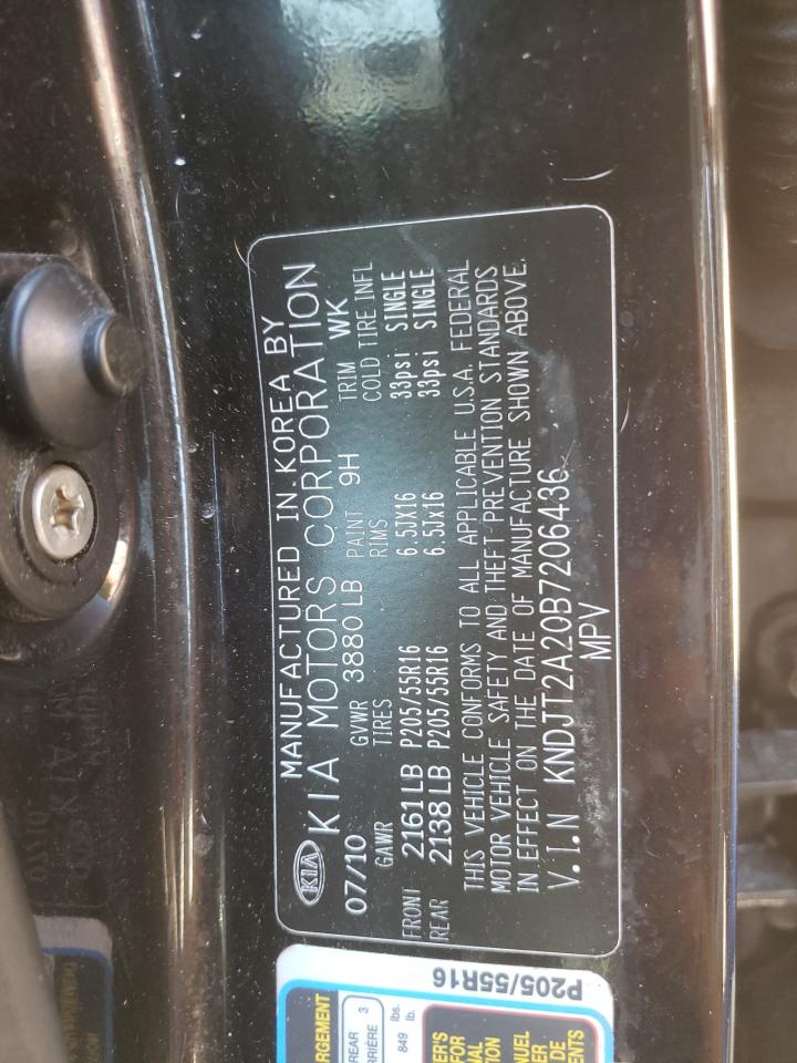 Photo 10 from auction – 2011 KIA UK with VIN KNDJT2A20B7206436