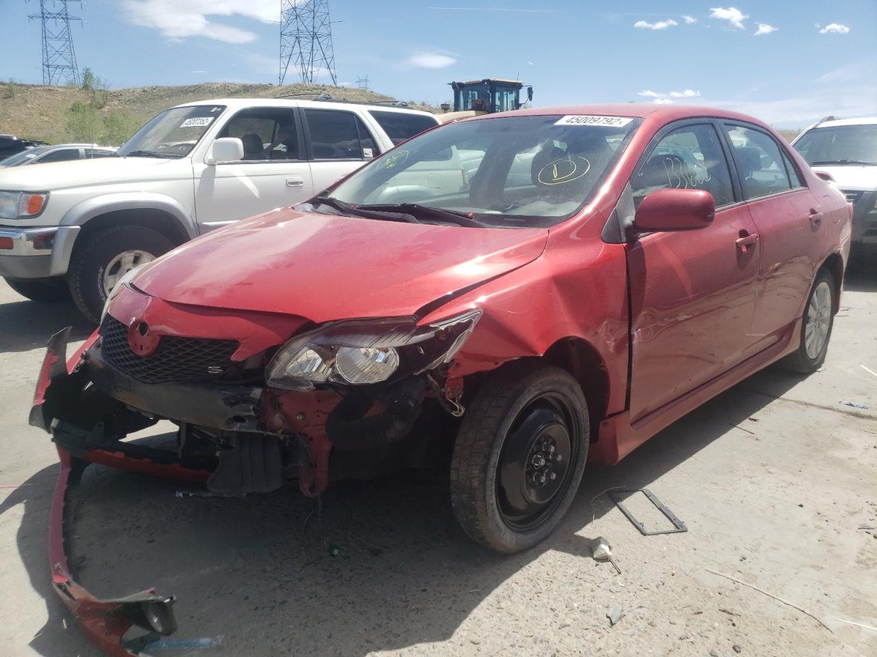 Photo 2 from auction – 2009 TOYOTA COROLLA BA with VIN 1NXBU40E49Z006501