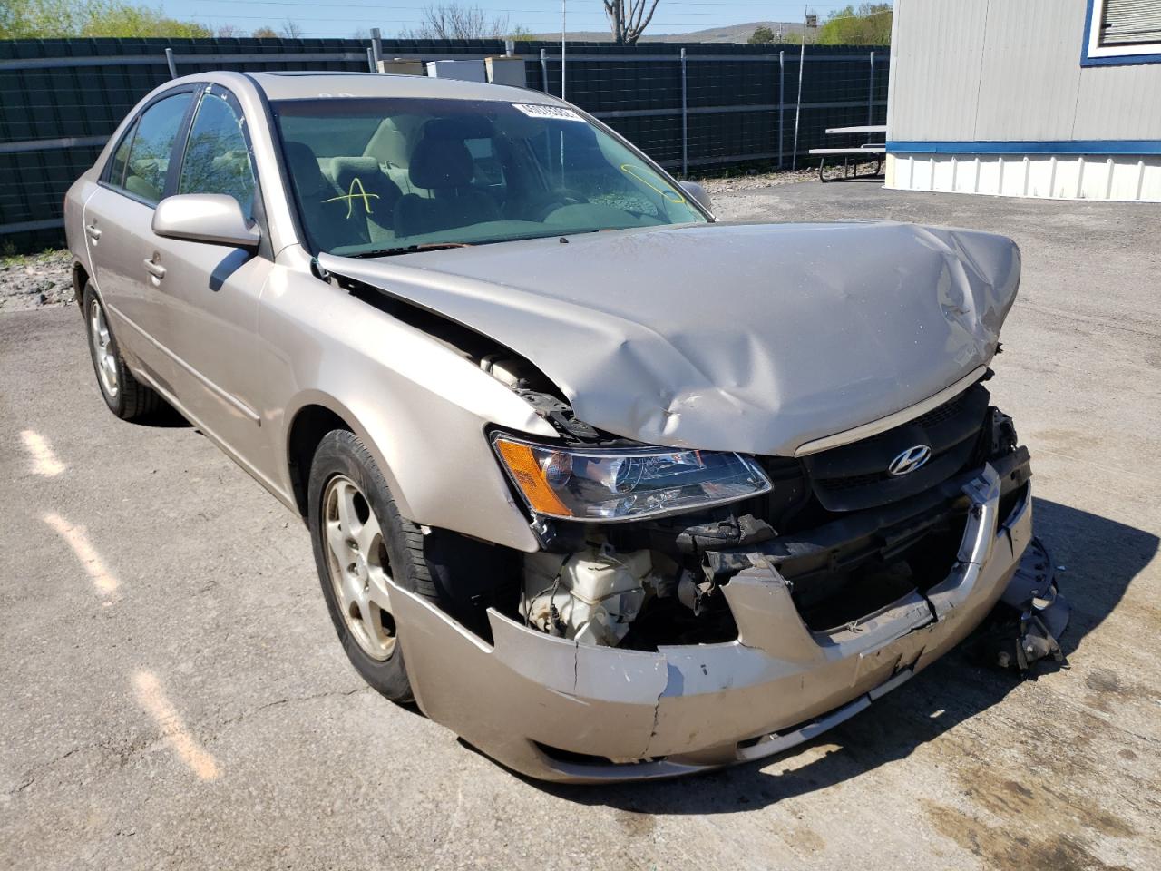 HYUNDAI SONATA SE 2007 with VIN 5NPEU46FX7H160655 - Photo from auction