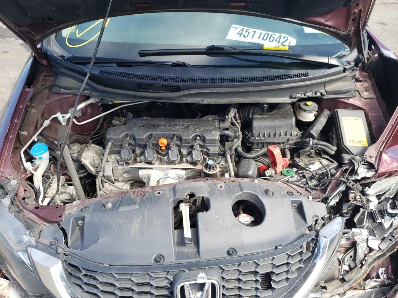 Photo 7 from auction – 2014 HONDA CIVIC with VIN 19XFB2F5XEE216388