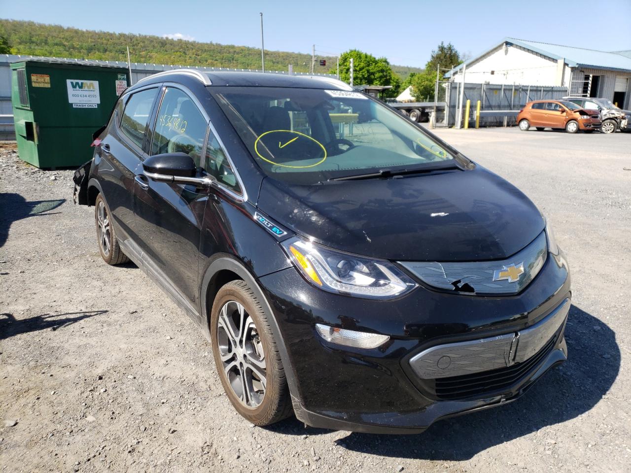 CHEVROLET BOLT EV PR 2019 with VIN 1G1FZ6S02K4113100 - Photo from auction