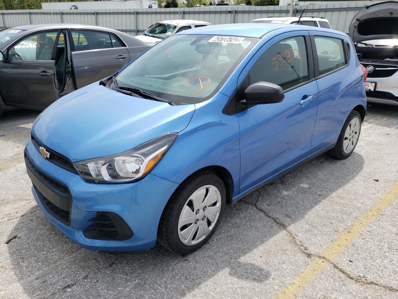 Photo 2 from auction – 2017 CHEVROLET SPARK LS with VIN KL8CB6SA9HC736955