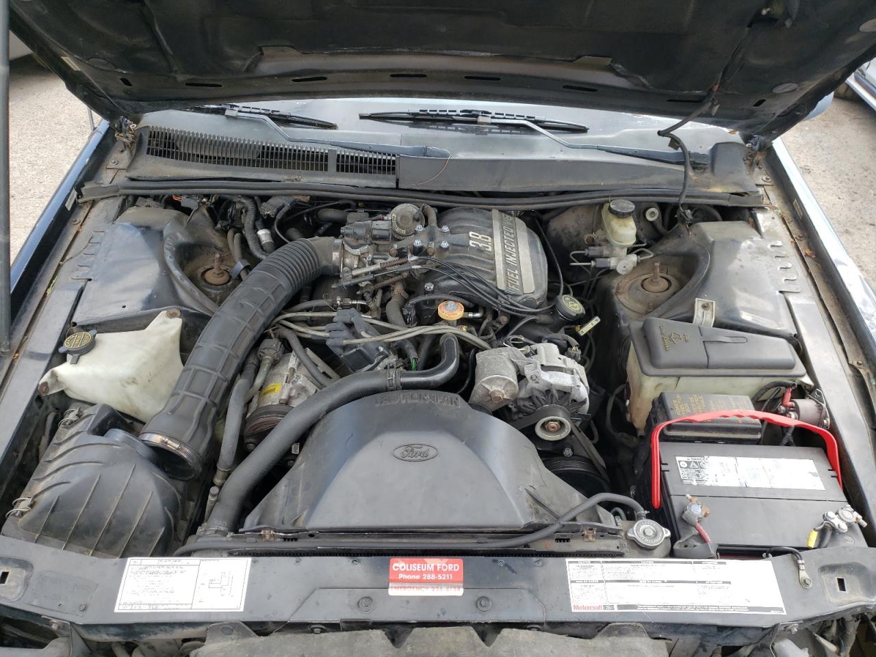 Photo 7 from auction – 1990 FORD THUNDERBIR with VIN 1FAPP6046LH191497
