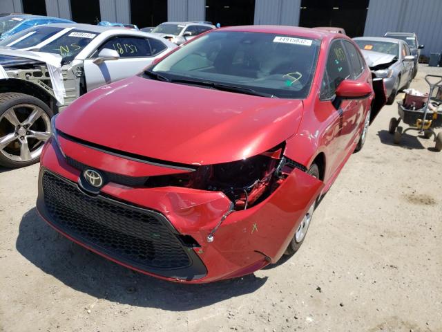 Photo 2 from auction – 2021 TOYOTA COROLLA LE with VIN JTDEPMAE4MJ142774