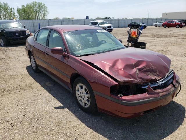 CHEVROLET IMPALA 2002 with VIN 2G1WF52E229324597 - Photo from auction
