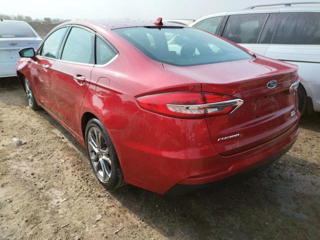 Photo 3 from auction – 2020 FORD FUSION SEL with VIN 3FA6P0CDXLR119673