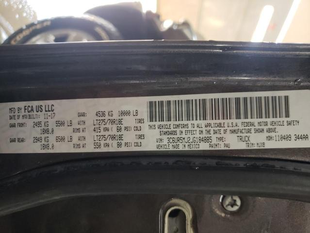 Photo 10 from auction – 2018 RAM 2500 SLT with VIN 3C6UR5MJ2JG184885