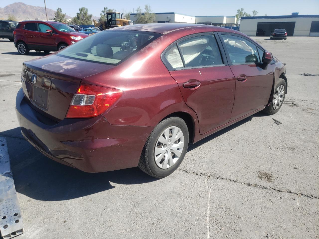Photo 4 from auction – 2012 HONDA CIVIC LX with VIN 2HGFB2F58CH539079