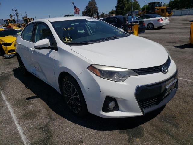 TOYOTA COROLLA L 2014 with VIN 5YFBURHE3EP166897 - Photo from auction