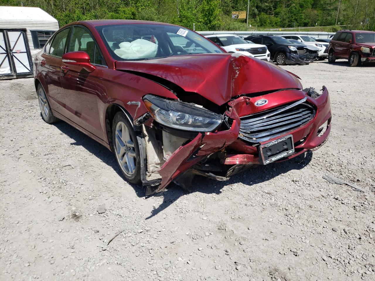 FORD FUSION SE 2013 with VIN 3FA6P0H70DR272101 - Photo from auction