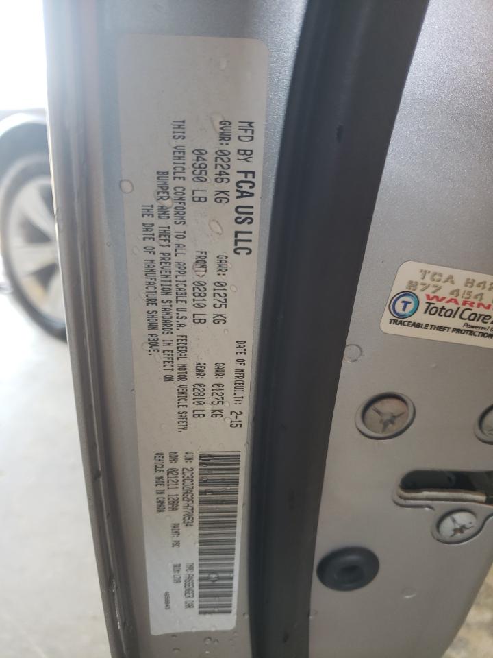 Photo 10 from auction – 2015 DODGE CHALLENGER with VIN 2C3CDZAG2FH770534