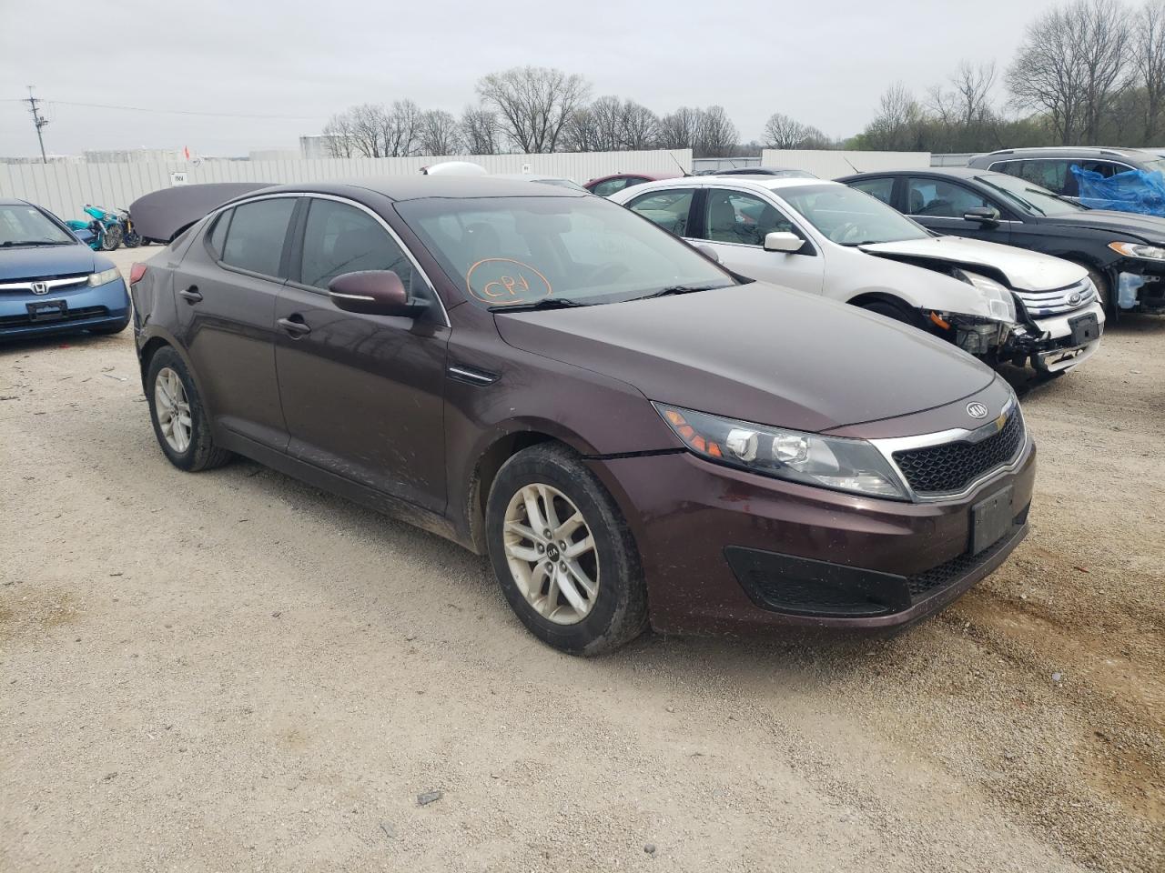 KIA OPTIMA LX 2011 with VIN KNAGM4A77B5093088 - Photo from auction
