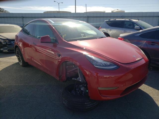 Photo 1 from auction – 2021 TESLA MODEL Y with VIN 5YJYGAEE5MF223179