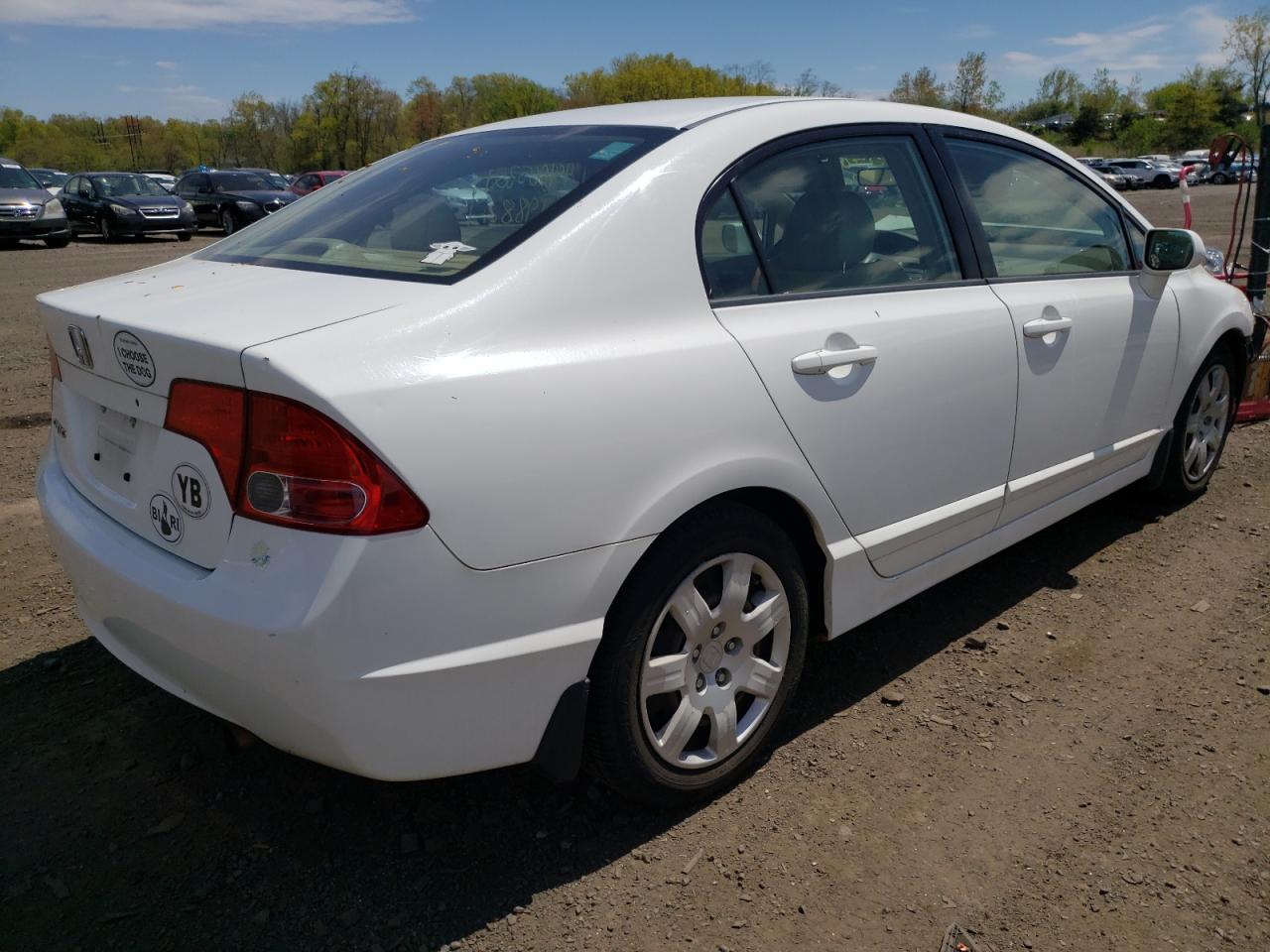 Photo 4 from auction – 2008 HONDA CIVIC LX with VIN 2HGFA16578H307948