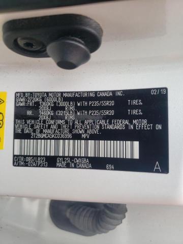 Photo 10 from auction – 2019 LEXUS RX 450H BA with VIN 2T2BGMCA5KC036996