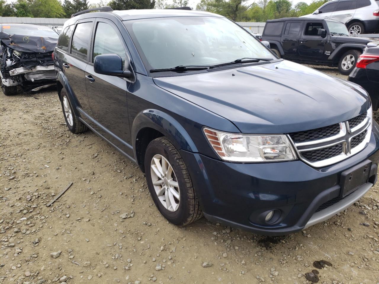 DODGE JOURNEY SX 2013 with VIN 3C4PDCBG0DT705582 - Photo from auction