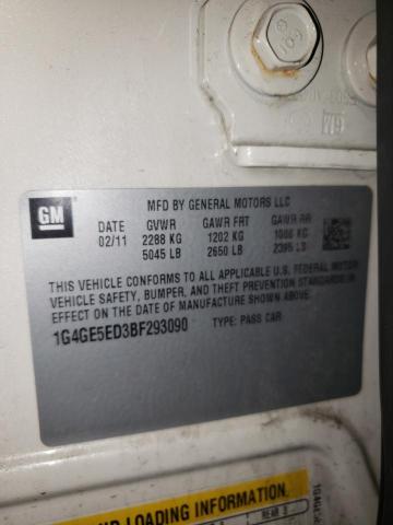 Photo 10 from auction – 2011 BUICK LACROSSE C with VIN 1G4GE5ED3BF293090