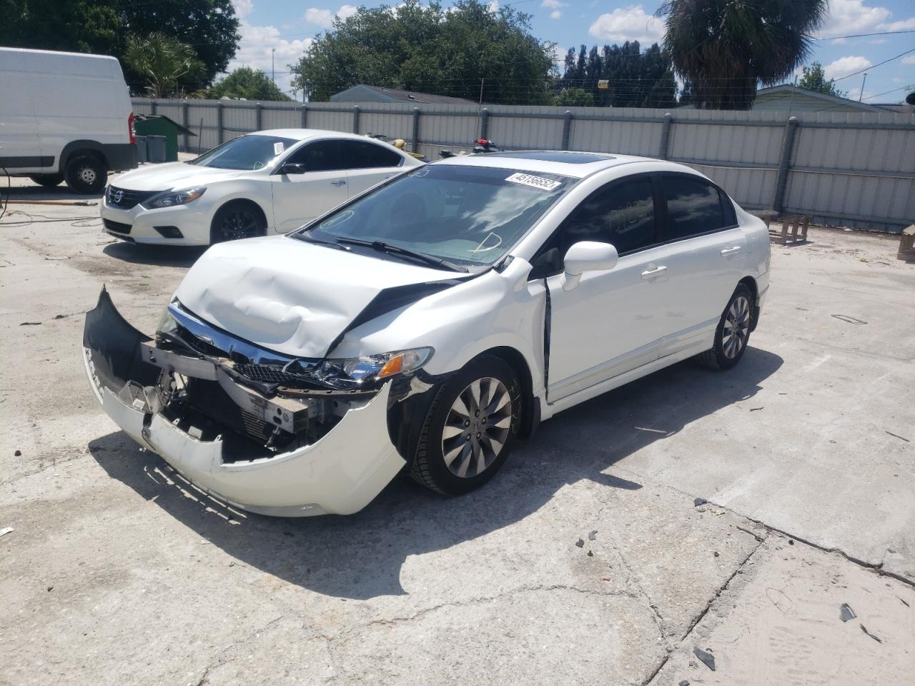 Photo 2 from auction – 2009 HONDA CIVIC EX with VIN 19XFA16829E024346