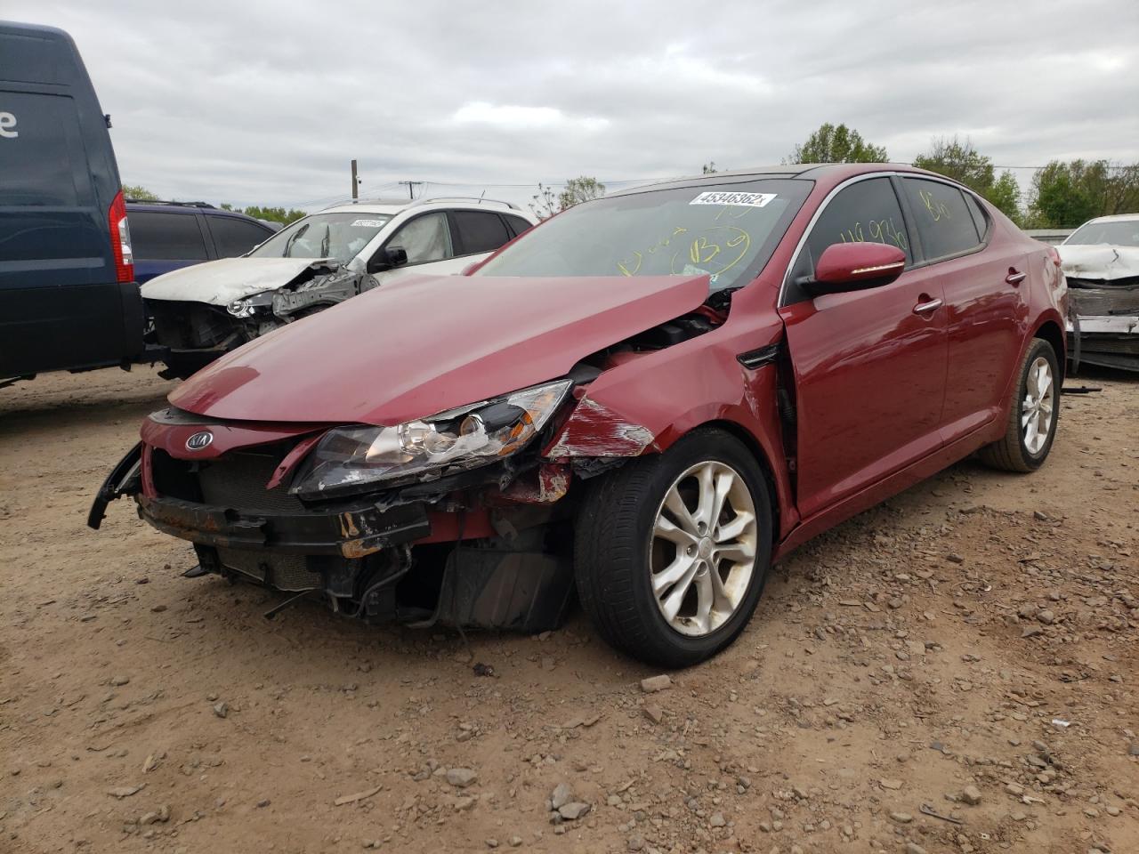 Photo 12 from auction – 2012 KIA OPTIMA EX with VIN 5XXGN4A7XCG039782