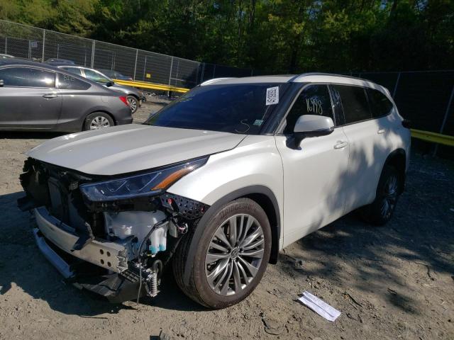 Photo 2 from auction – 2021 TOYOTA HIGHLANDER with VIN 5TDFZRBH3MS125309