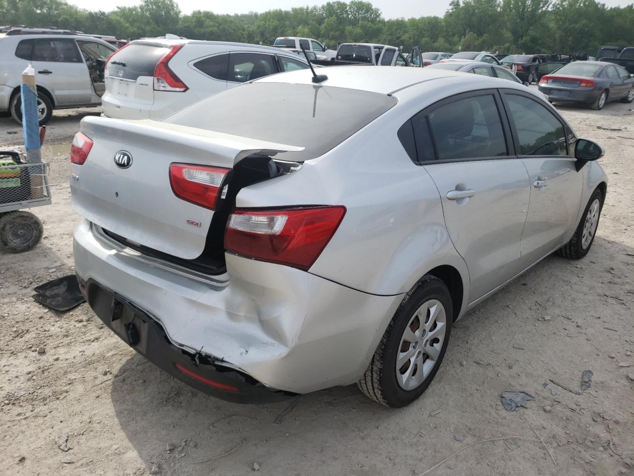 Photo 4 from auction – 2015 KIA RIO LX with VIN KNADM4A35F6440823