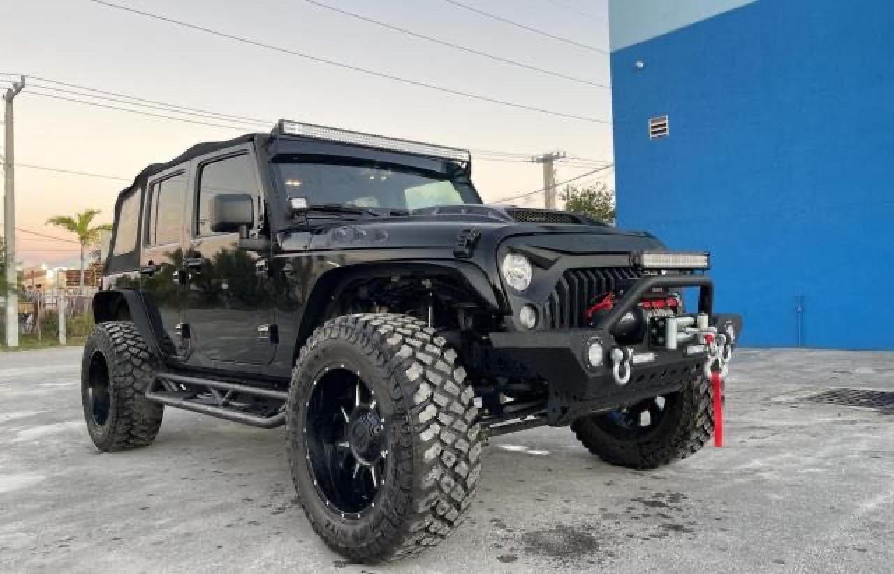 JEEP WRANGLER U 2017 with VIN 1C4BJWEG0HL701873 - Photo from auction