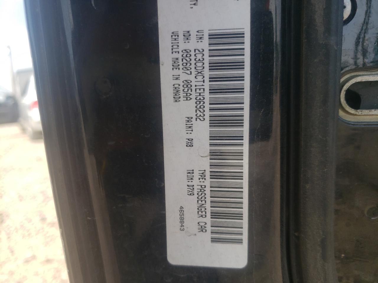 Photo 10 from auction – 2014 DODGE CHARGER R/ with VIN 2C3CDXCT1EH369232