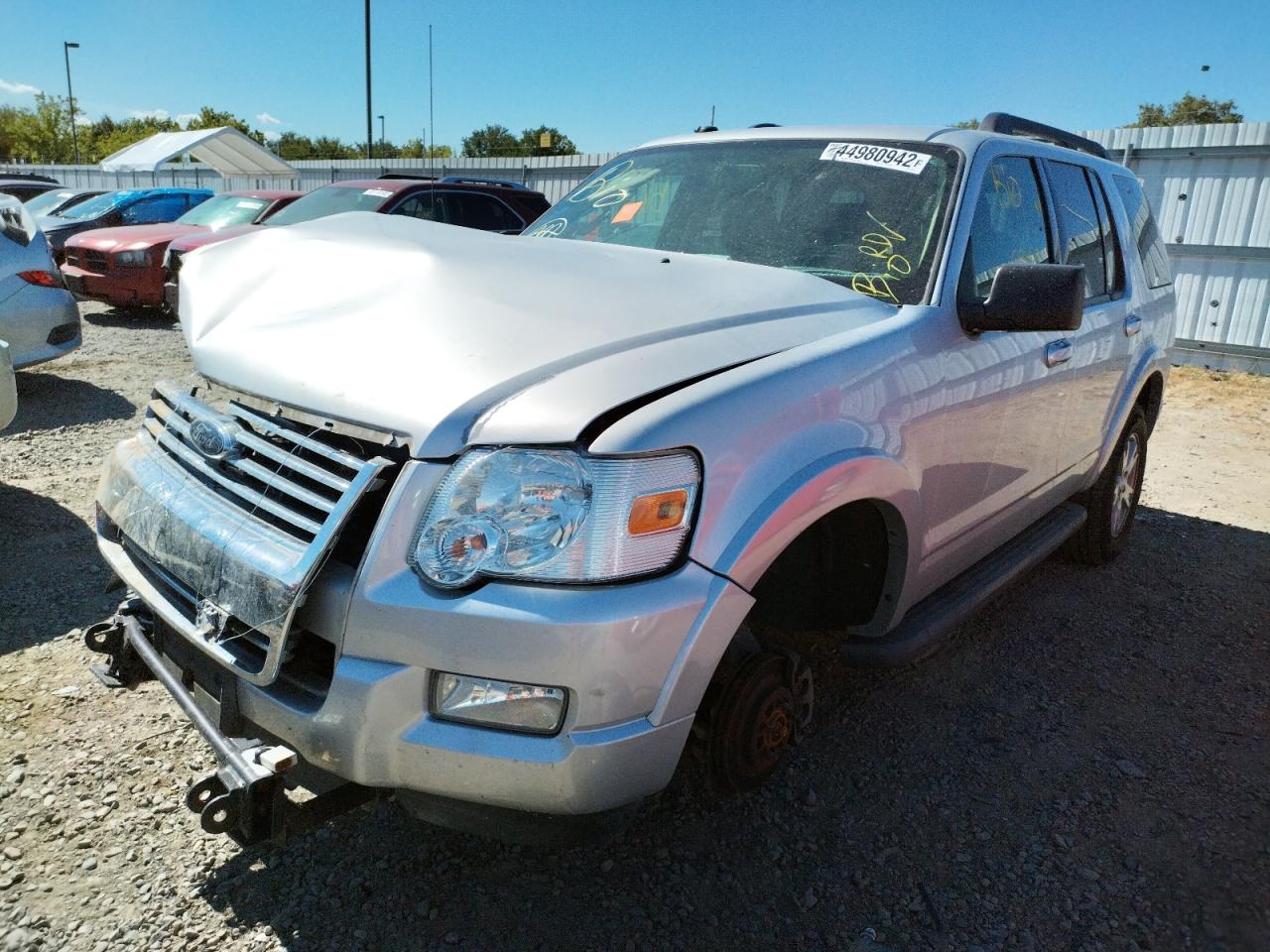 Photo 2 from auction – 2010 FORD EXPLORER X with VIN 1FMEU7DE2AUA93912