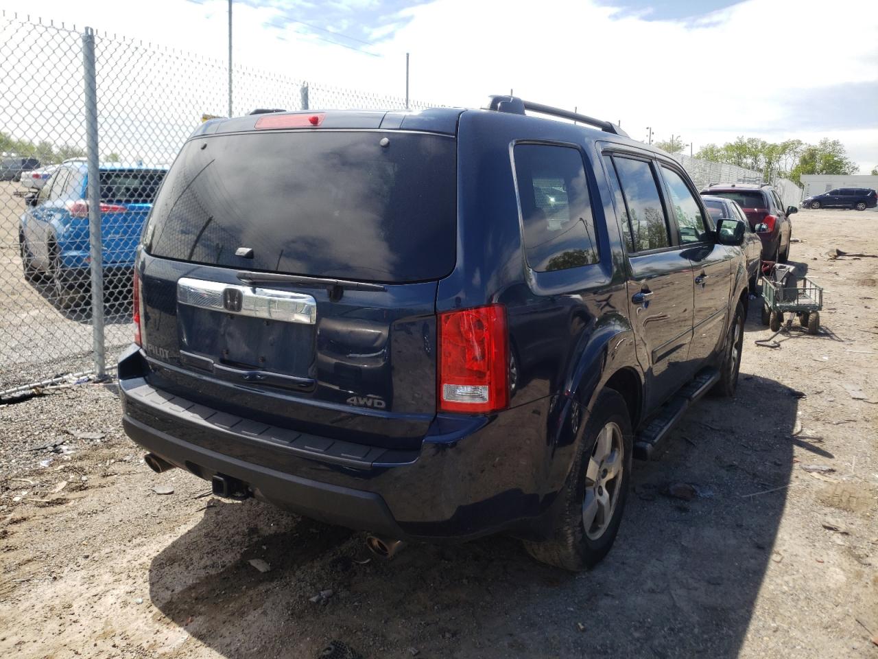 Photo 4 from auction – 2011 HONDA PILOT EX with VIN 5FNYF4H42BB032078
