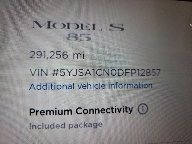 Photo 8 from auction – 2013 TESLA MODEL S with VIN 5YJSA1CN0DFP12857