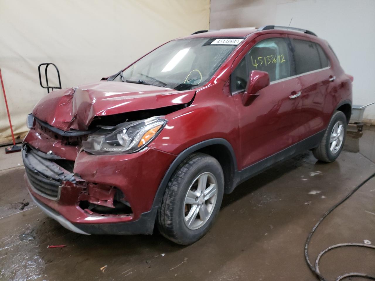 Photo 2 from auction – 2018 CHEVROLET TRAX 1LT with VIN 3GNCJPSB4JL151078
