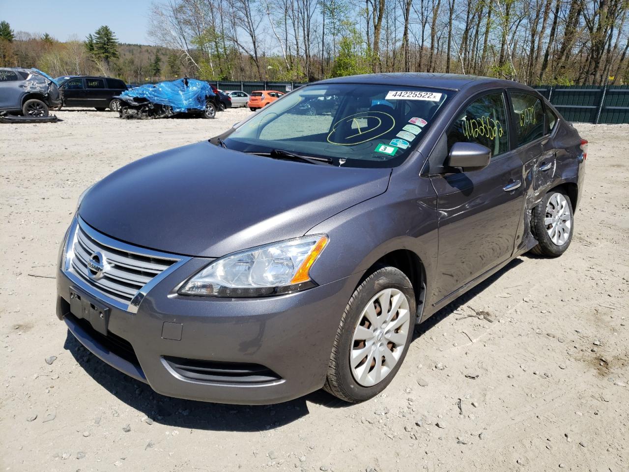 Photo 2 from auction – 2015 NISSAN SENTRA S with VIN 3N1AB7AP3FY325262