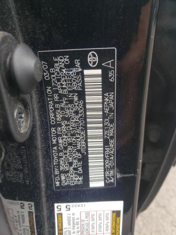 Photo 10 from auction – 2007 TOYOTA COROLLA CE with VIN JTDBR32E770133096