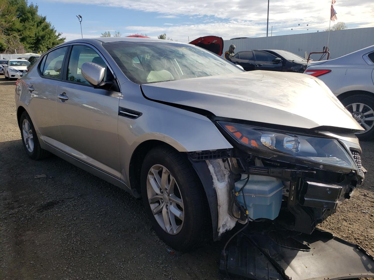 KIA OPTIMA LX 2013 with VIN KNAGM4A77D5393247 - Photo from auction