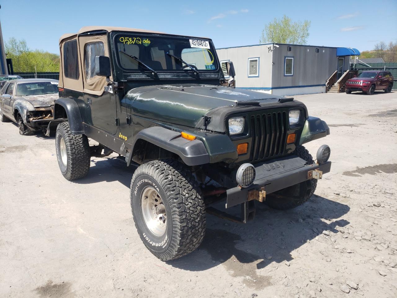 JEEP WRANGLER / 1995 with VIN 1J4FY19P2SP296894 - Photo from auction