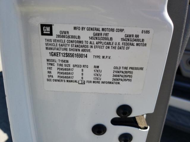 Photo 10 from auction – 2005 GMC ENVOY XUV with VIN 1GKET12S656169014