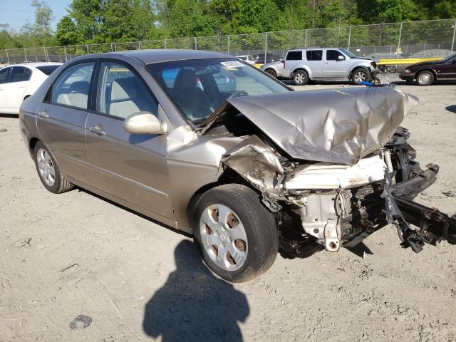 KIA SPECTRA 2007 with VIN KNAFE121375459234 - Photo from auction