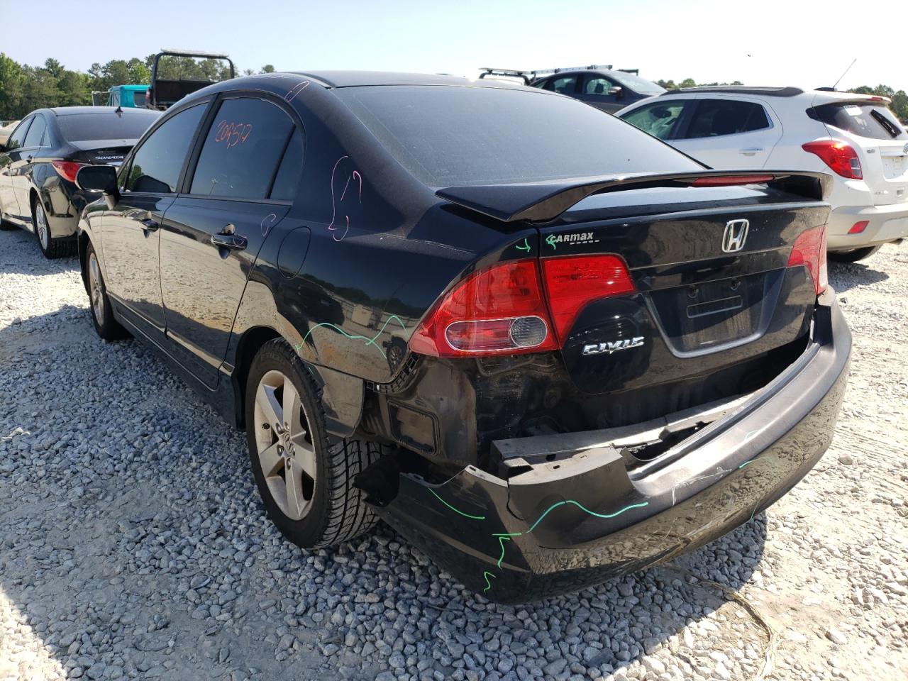 Photo 3 from auction – 2008 HONDA CIVIC EX with VIN 1HGFA16848L019513