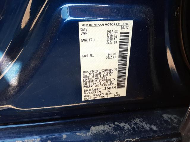 Photo 10 from auction – 2018 NISSAN ALTIMA 2.5 with VIN 1N4AL3AP9JC136884