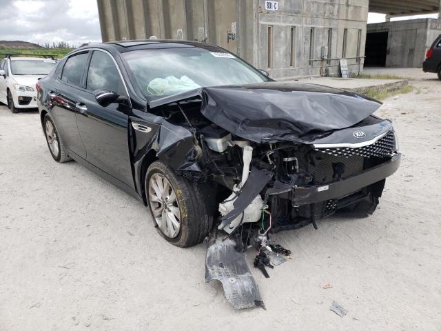 KIA OPTIMA EX 2016 with VIN 5XXGU4L31GG001103 - Photo from auction