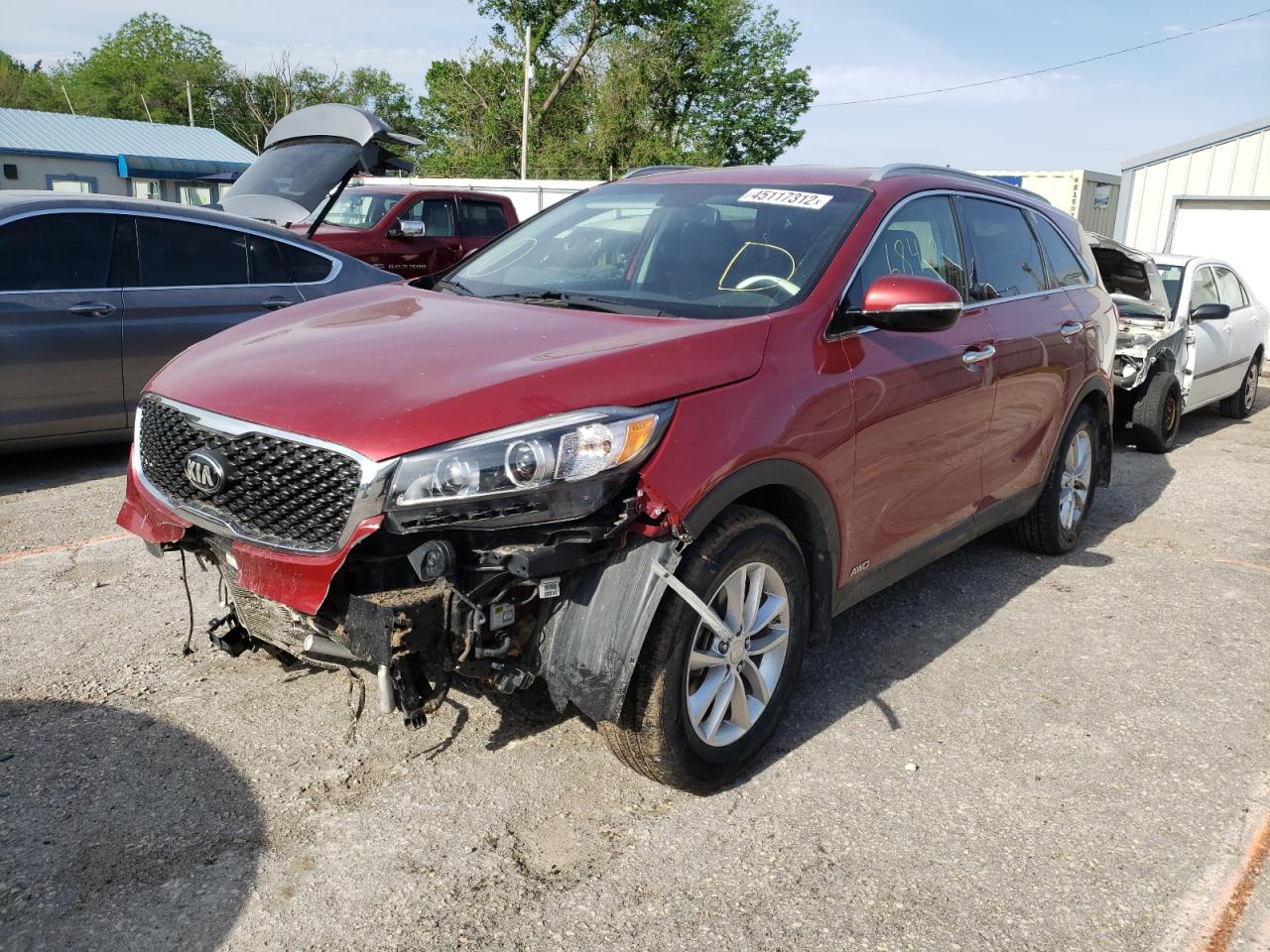 Photo 2 from auction – 2016 KIA SORENTO LX with VIN 5XYPGDA35GG100948