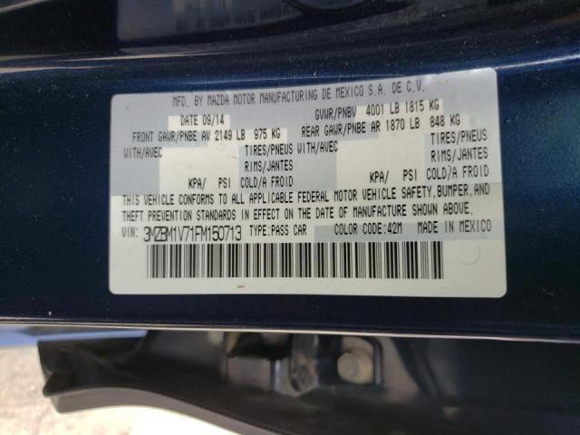 Photo 10 from auction – 2015 MAZDA 3 TOURING with VIN 3MZBM1V71FM150713