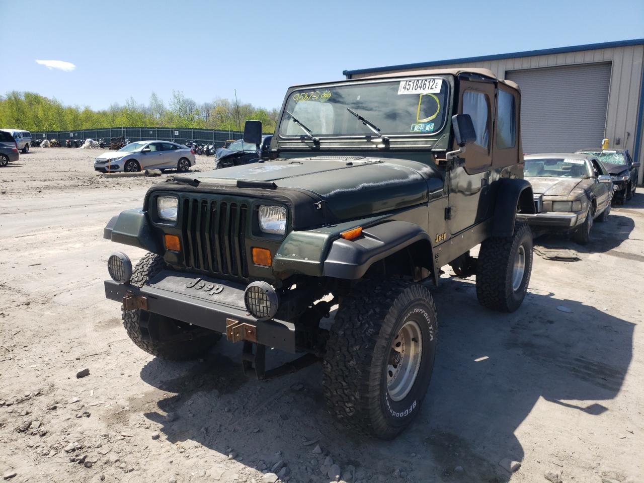 Photo 2 from auction – 1995 JEEP WRANGLER / with VIN 1J4FY19P2SP296894