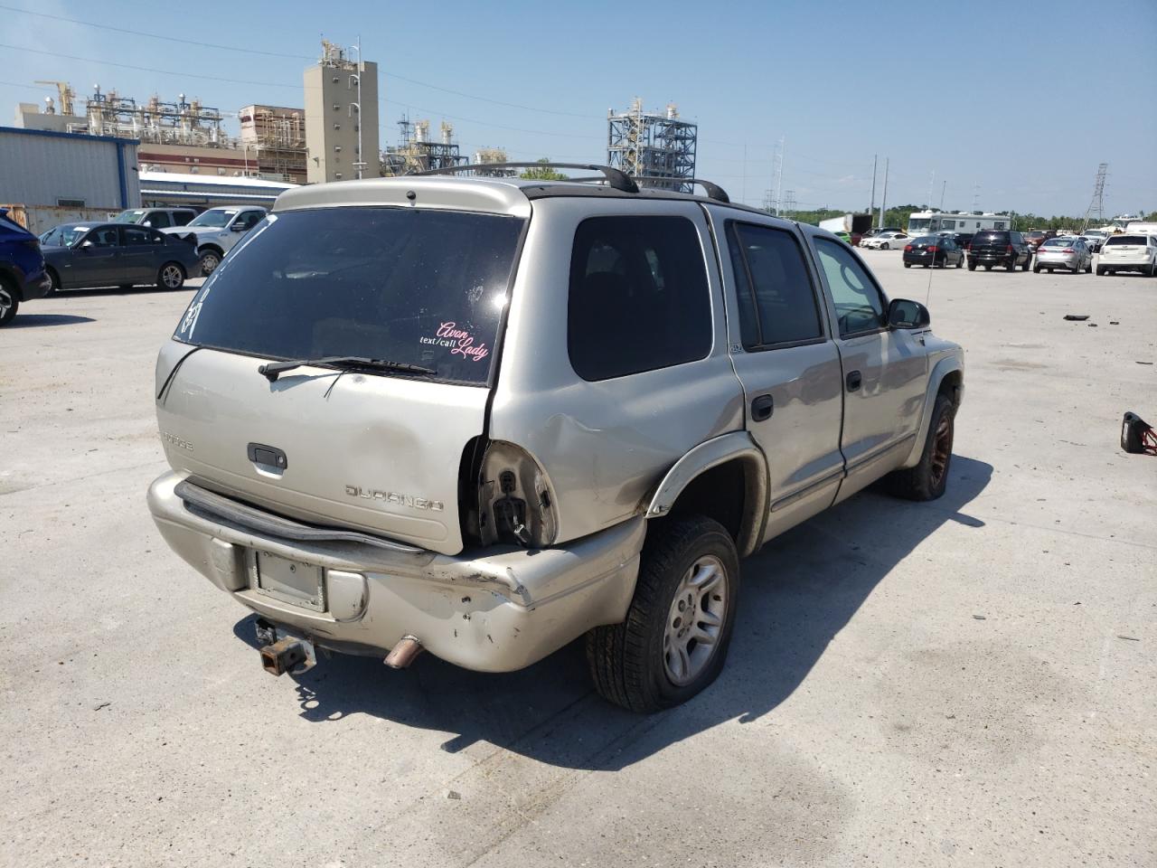 Photo 4 from auction – 2002 DODGE DURANGO SL with VIN 1B4HR48N92F119209