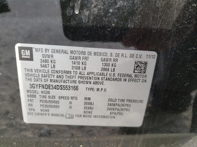Photo 10 from auction – 2013 CADILLAC SRX PERFOR with VIN 3GYFNDE34DS553166