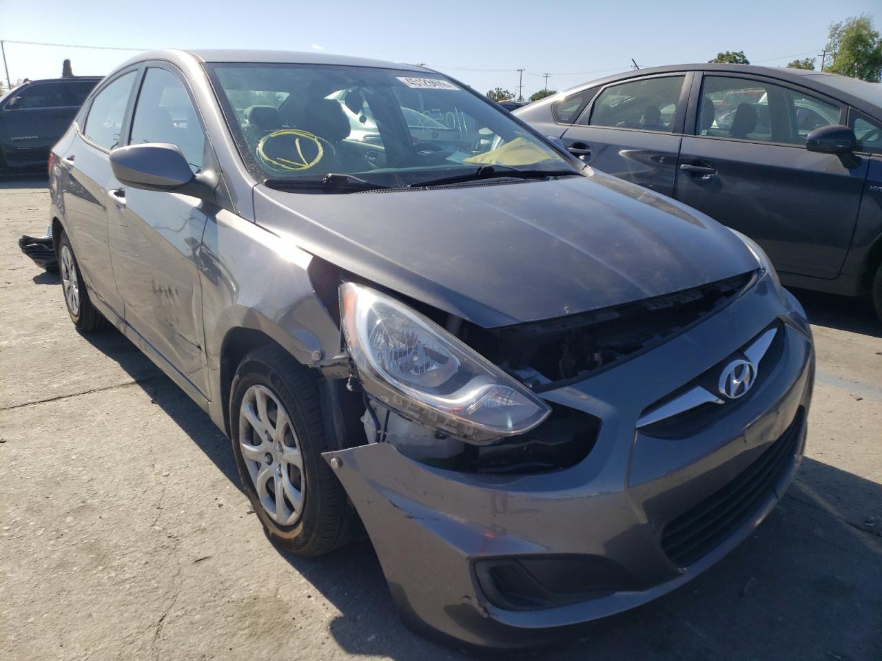 HYUNDAI ACCENT GLS 2014 with VIN KMHCT4AE5EU599737 - Photo from auction