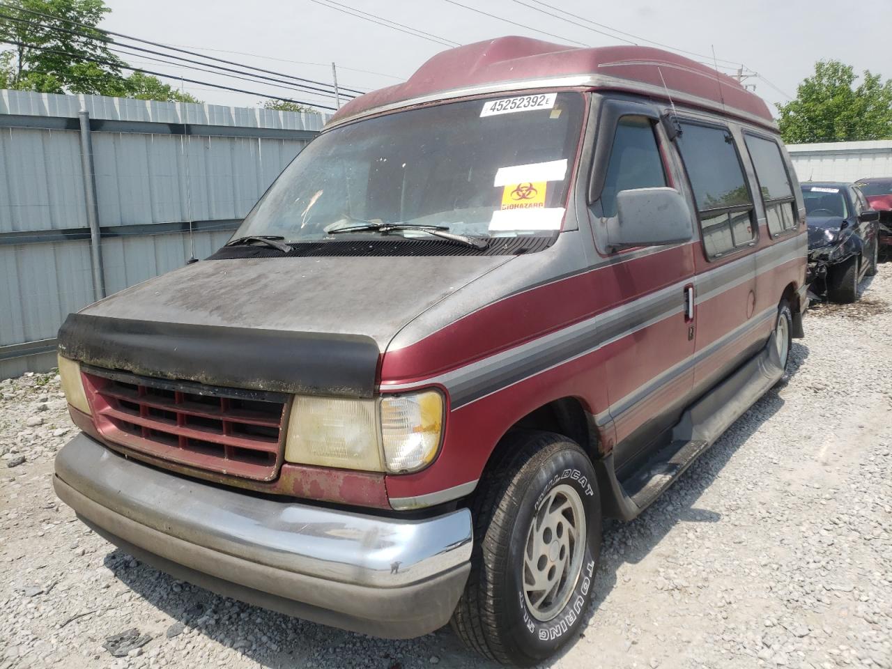 Photo 2 from auction – 1993 FORD ECONOLINE with VIN 1FDEE14H6PHB80461