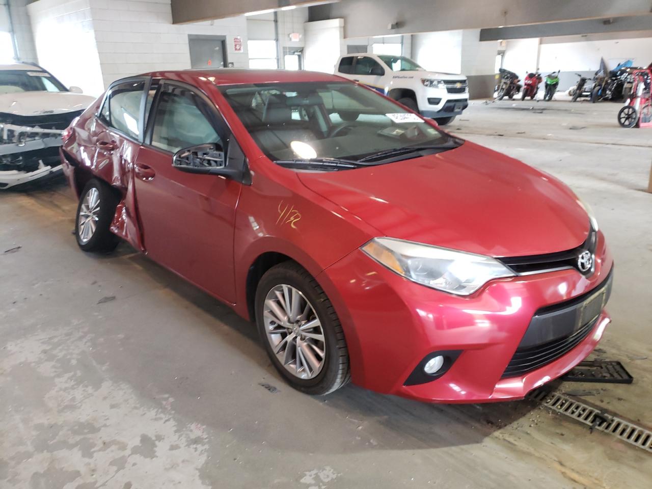 TOYOTA COROLLA L 2014 with VIN 2T1BURHE7EC117105 - Photo from auction