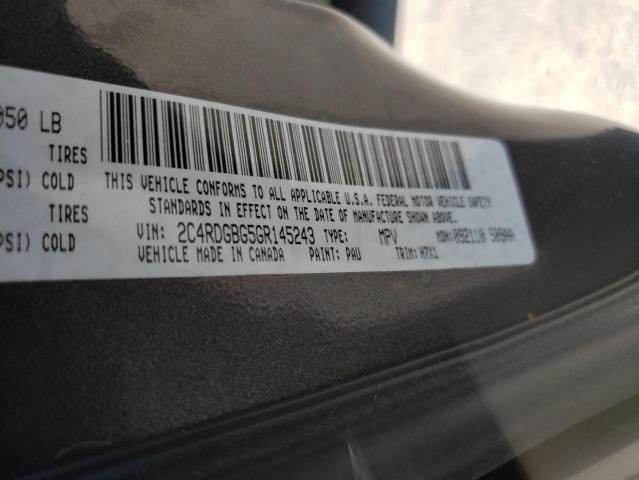 Photo 10 from auction – 2016 DODGE GRAND CARA with VIN 2C4RDGBG5GR145243