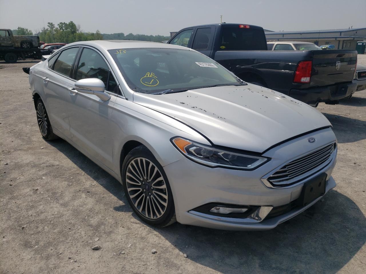 Photo 1 from auction – 2017 FORD FUSION SE with VIN 3FA6P0HD1HR141223